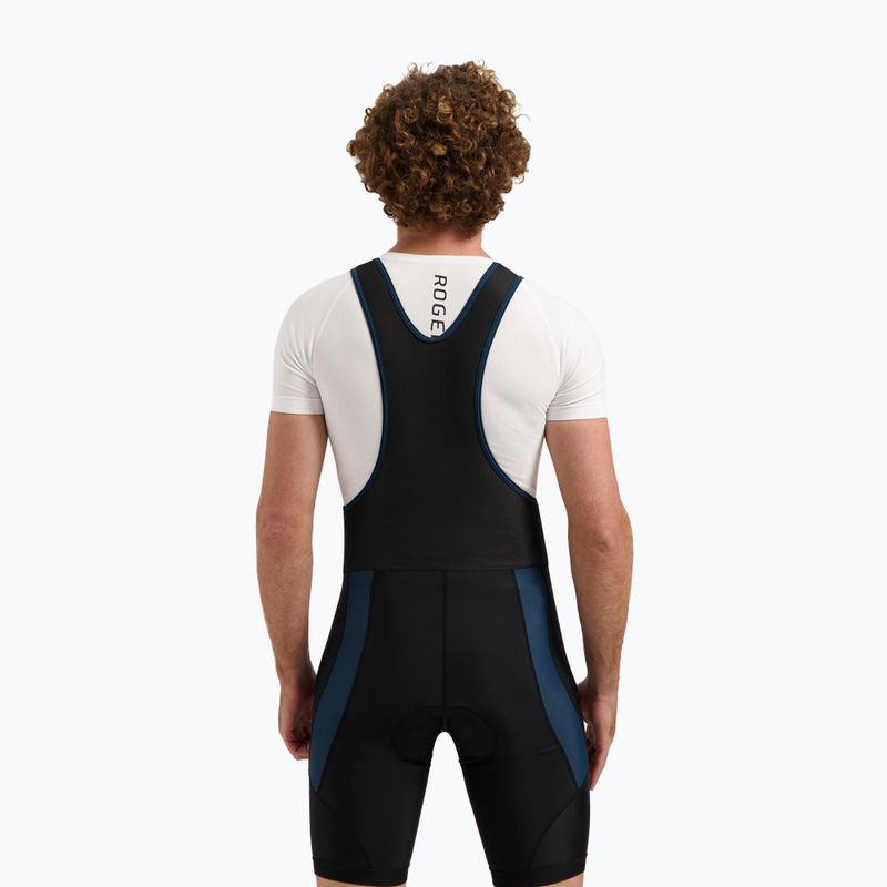 Чоловічі велосипедні шорти Rogelli Core Bib Short чорні/сині 2