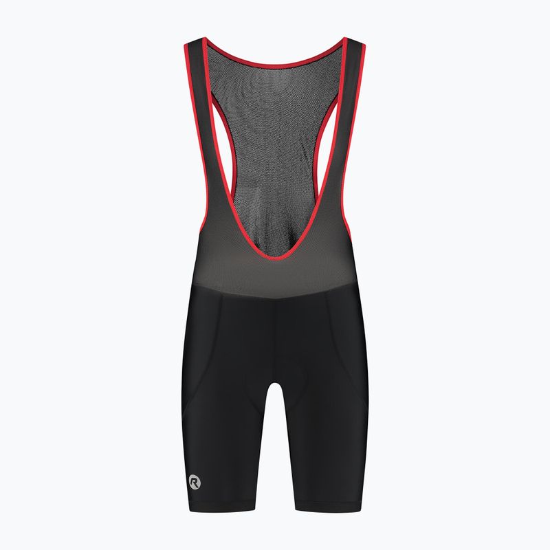 Чоловічі велосипедні шорти Rogelli Core Bib Short чорно-червоні 6