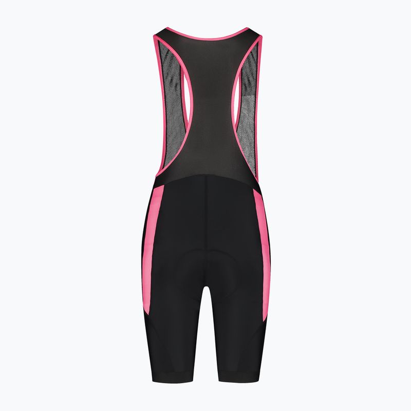 Жіночі велосипедні шорти Rogelli Core Bib Short W чорні/рожеві 6