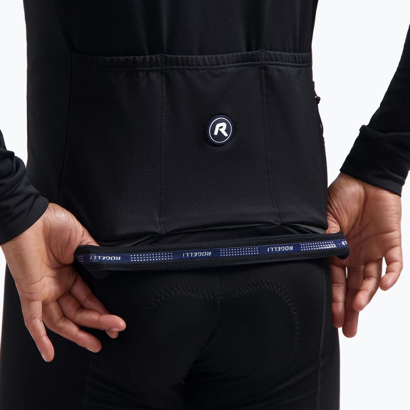 Лонгслів велосипедний чоловічий Rogelli Essential II black 5