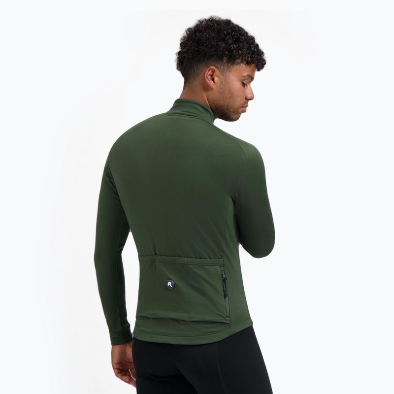 Лонгслів велосипедний чоловічий Rogelli Essential II green 3
