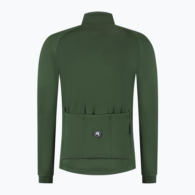 Лонгслів велосипедний чоловічий Rogelli Essential II green 8