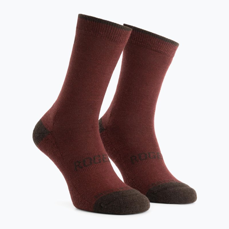 Шкарпетки Rogelli Wool Wintersocks 2 пари bordeaux/brown 2