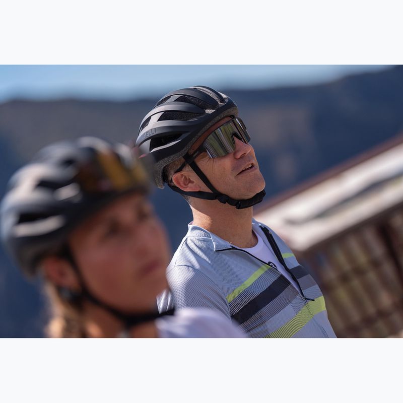 Футболка велосипедна чоловіча Rogelli Hero II grey/lime 9