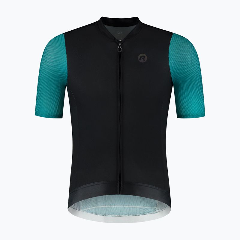 Футболка велосипедна чоловіча Rogelli Fast black/teal/green 6