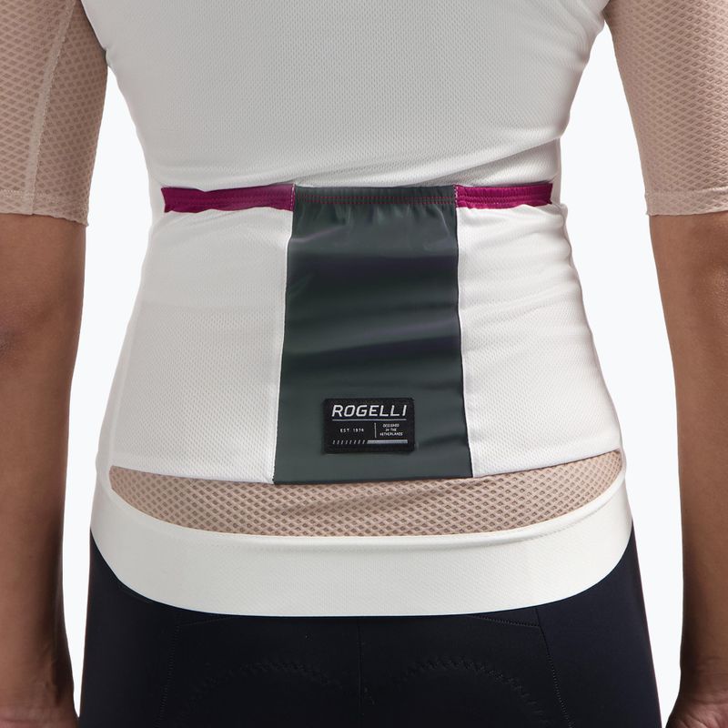 Футболка велосипедна жіноча Rogelli Fast sand/dusty pink/cherry 4