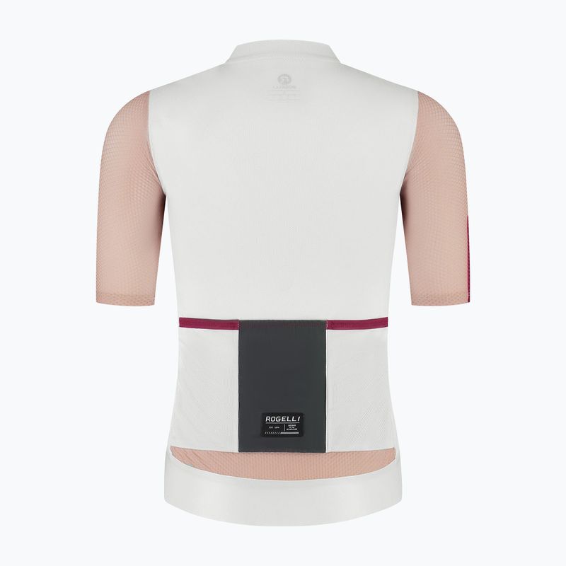 Футболка велосипедна жіноча Rogelli Fast sand/dusty pink/cherry 6