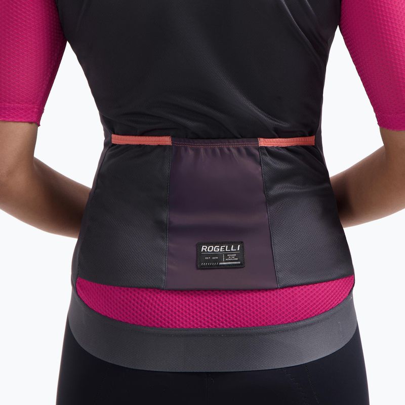 Футболка велосипедна жіноча Rogelli Fast ebony/pink/coral 4