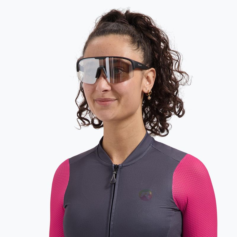 Окуляри сонцезахисні Rogelli Mirage Photochromatic black/silver mirror 5