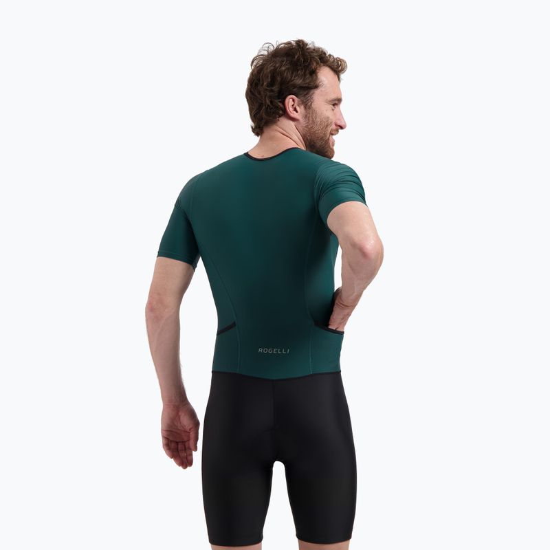 Комбінезон для тріатлону Rogelli Florida Tri Suit black/dark teal 4