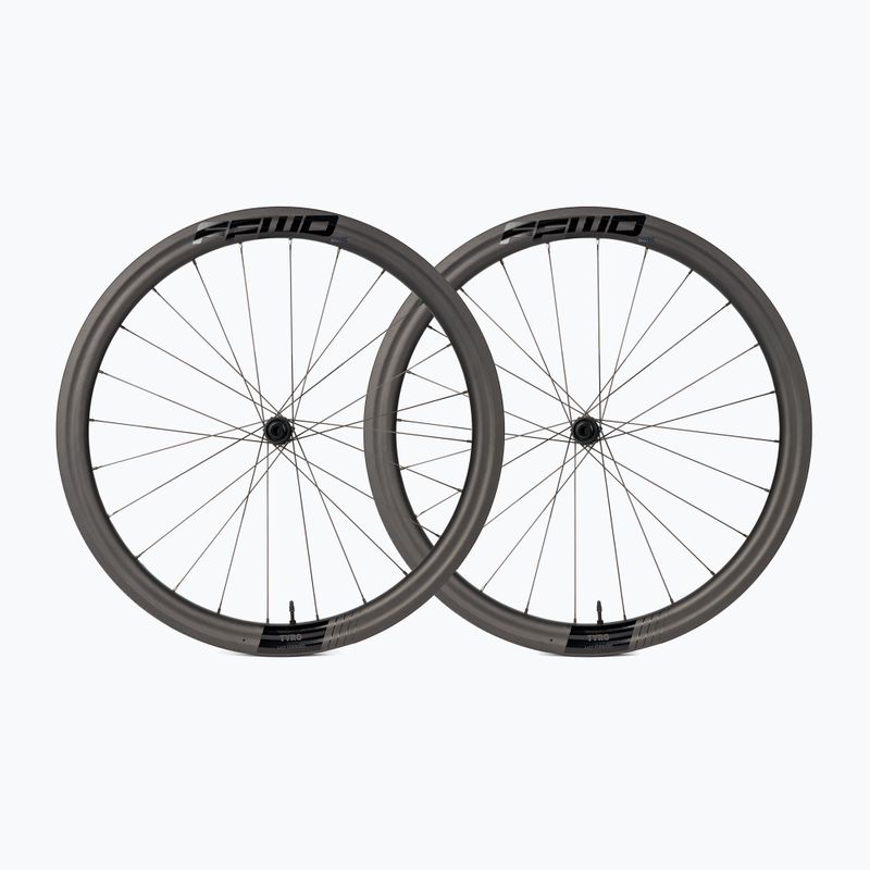 Колеса велосипедні FFWD Carbon Tyro FCC SP 24H/24H DBCL 12 mm TA 11SP Shimano grey