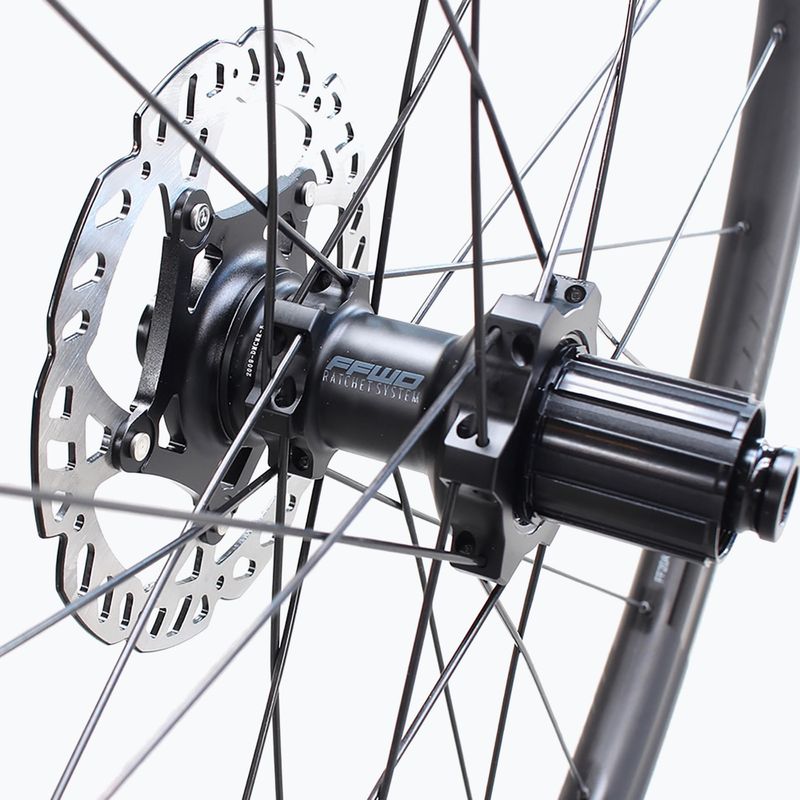 Колеса велосипедні FFWD Carbon Tyro FCC SP 24H/24H DBCL 12 mm TA 11SP Shimano grey 11