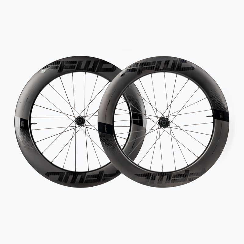 Колеса велосипедні FFWD Carbon RYOT77 FCC SP 24H/24H MBL DBCL 12 mm TA Shimano