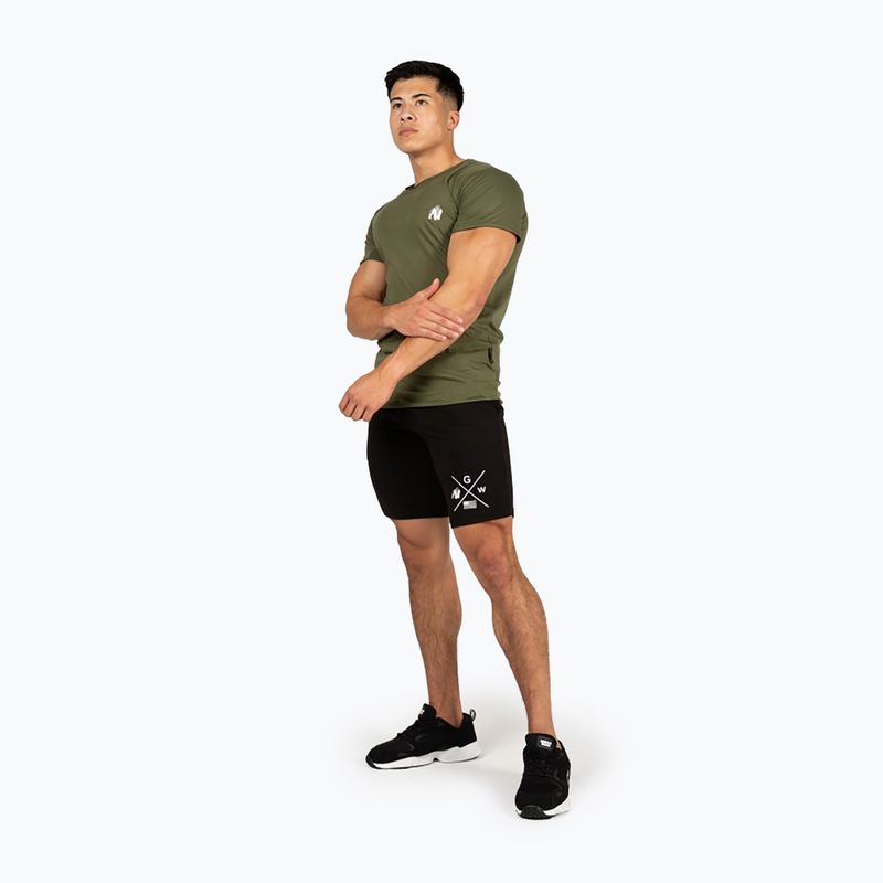 Футболка для тренувань чоловіча Gorilla Wear York green 2