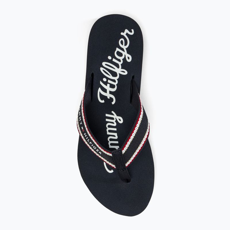 В'єтнамки жіночі Tommy Hilfiger Im Graphic Beach Sandal space blue 5