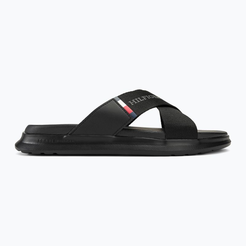 Шльопанці чоловічі Tommy Hilfiger Comfort Criss Cross Beach Sandal black 2