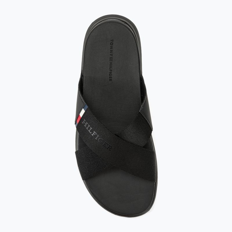 Шльопанці чоловічі Tommy Hilfiger Comfort Criss Cross Beach Sandal black 5