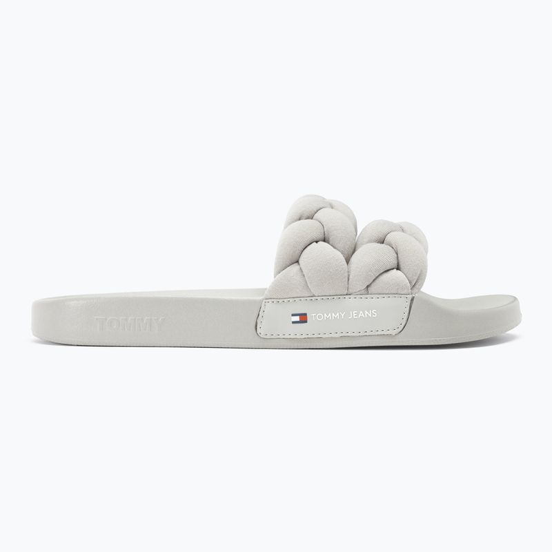 Шльопанці жіночі Tommy Jeans Braided stratus grey 2