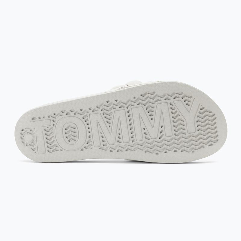 Шльопанці жіночі Tommy Jeans Braided stratus grey 4