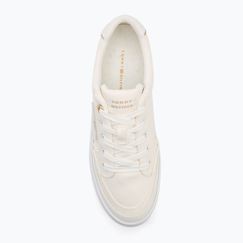 Кеди жіночі Tommy Hilfiger Essential Vulc Textile YBL ecru 5