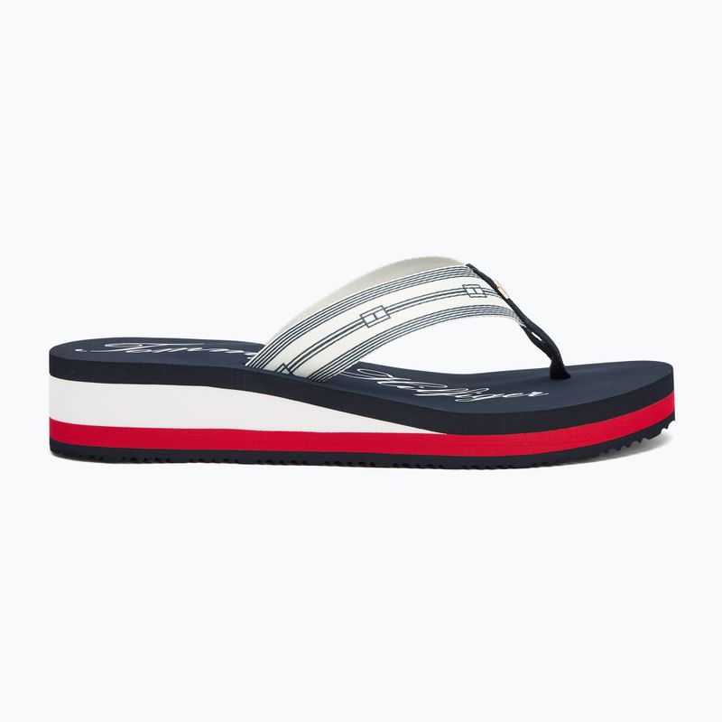 В'єтнамки жіночі Tommy Hilfiger Im Th Signature Beach Sandal rwb 2