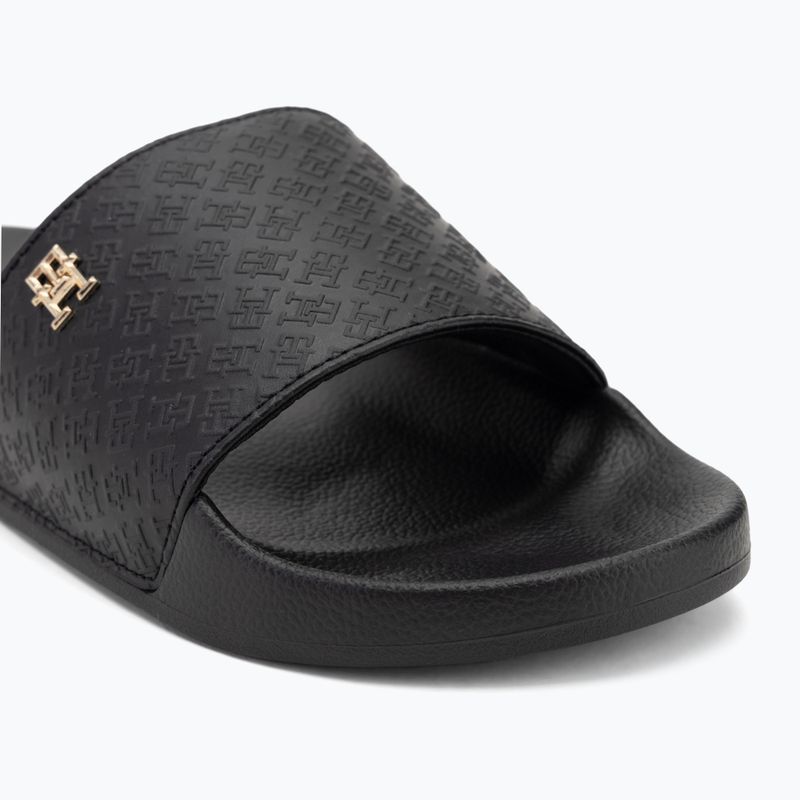 Шльопанці жіночі Tommy Hilfiger Monogram Poolside black 7