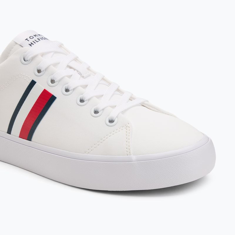 Кеди чоловічі Tommy Hilfiger Th Hi Vulc Low Core Stripes Mesh YBS white 7