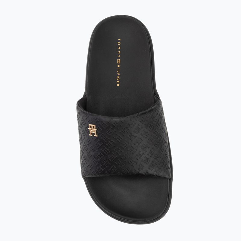 Шльопанці жіночі Tommy Hilfiger Platform Monogram Poolslide black 5