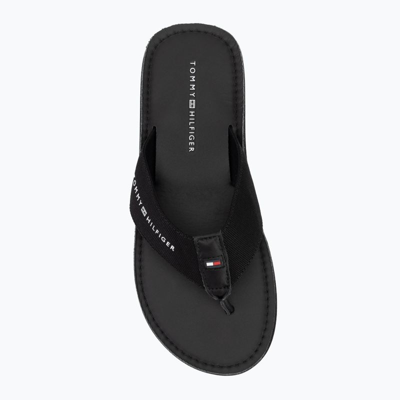 В'єтнамки чоловічі Tommy Hilfiger Leather Beach Sandal black 5
