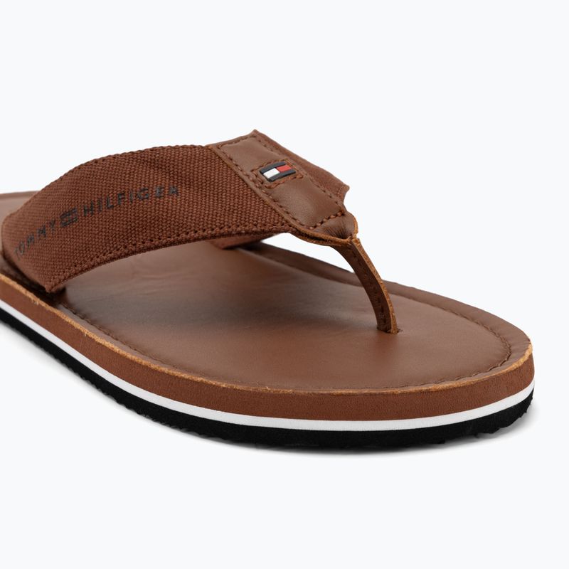 В'єтнамки чоловічі Tommy Hilfiger Leather Beach Sandal winter cognac 7
