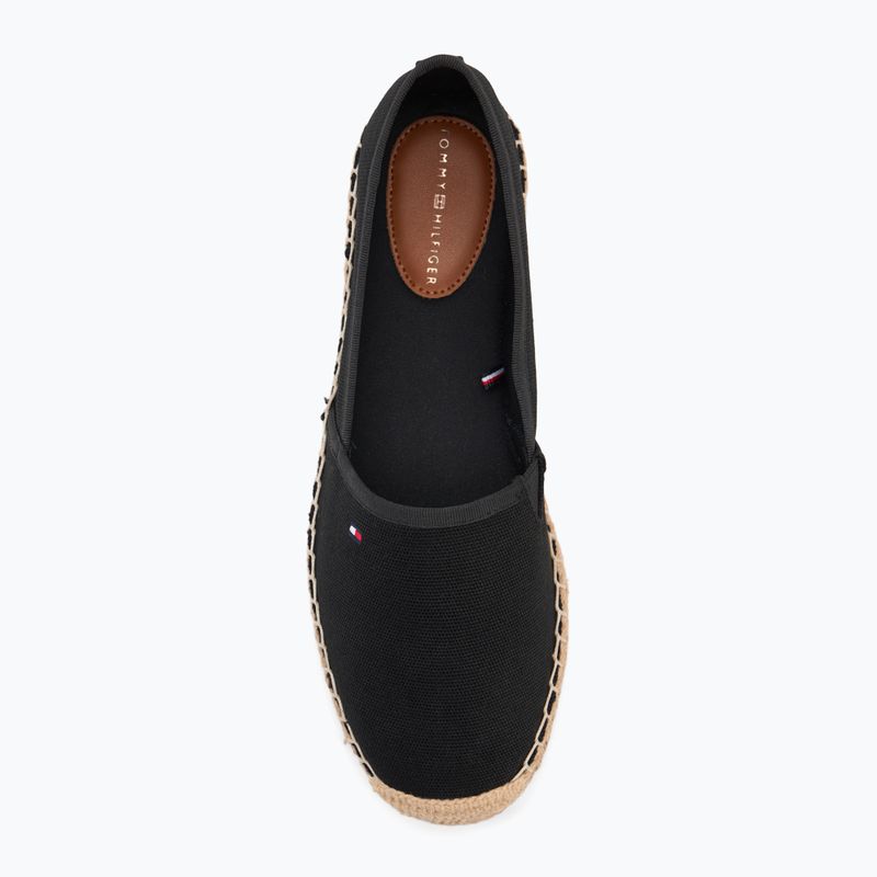Мокасини жіночі Tommy Hilfiger Flag Canvas black 5