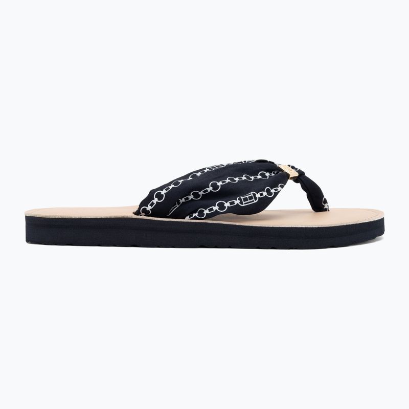 В'єтнамки жіночі Tommy Hilfiger Chain Print Elevated Sandal space blue 2