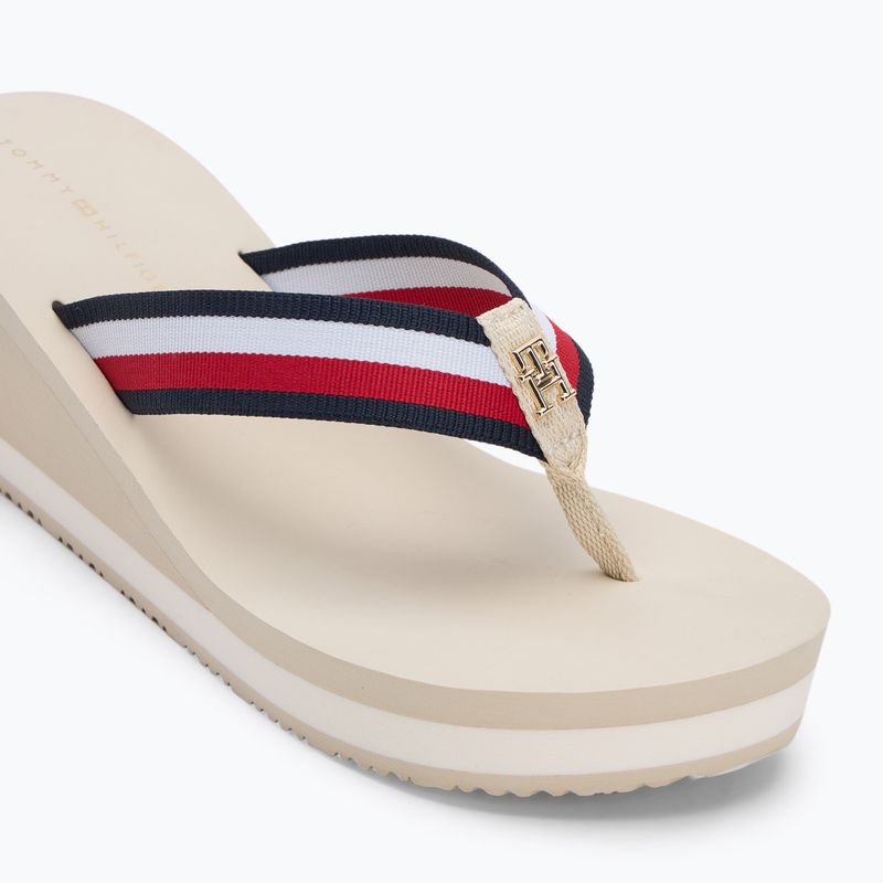 В'єтнамки жіночі Tommy Hilfiger Corporate Wedge Beach Sandal muslin 7