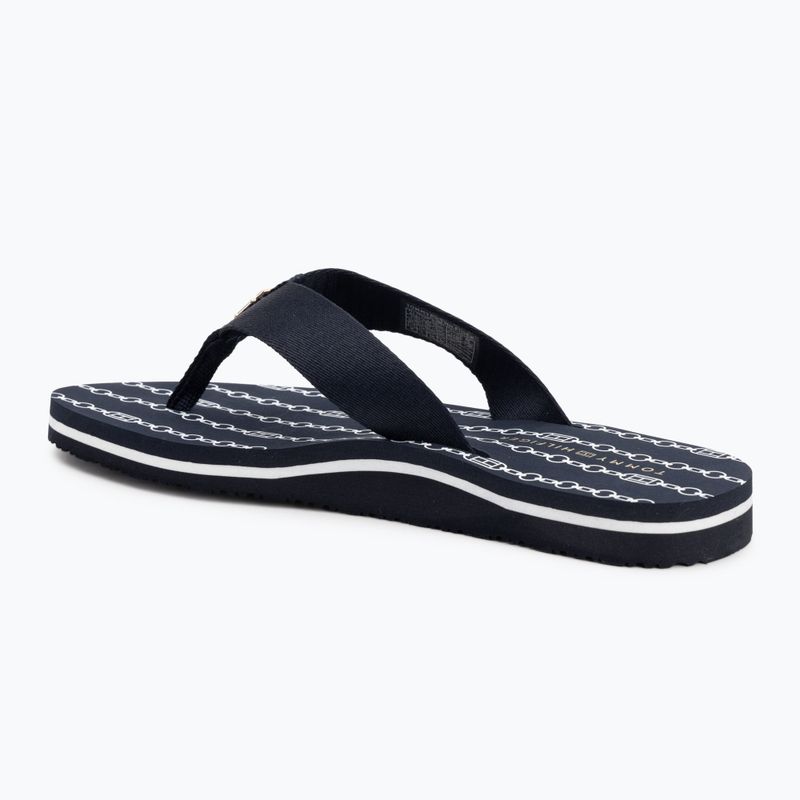 В'єтнамки жіночі Tommy Hilfiger Chain Print Beach Sandal space blue 3