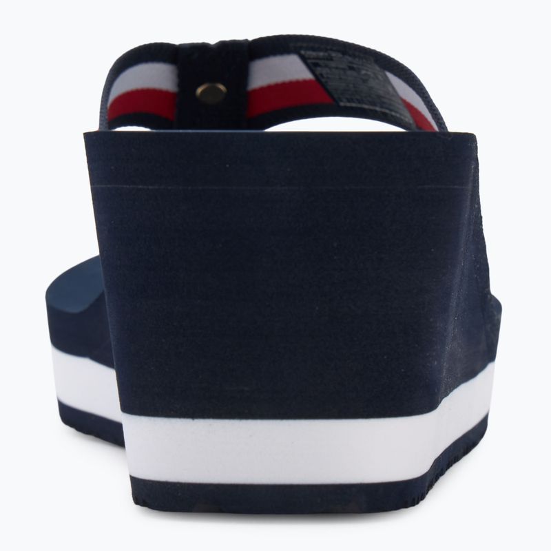В'єтнамки жіночі Tommy Hilfiger Corporate Wedge Beach Sandal space blue 6