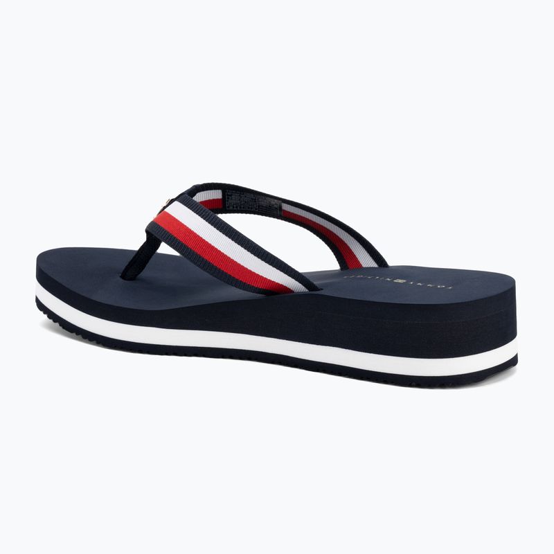 В'єтнамки жіночі Tommy Hilfiger Corp Mid Wedge Beach Sandal space blue 3