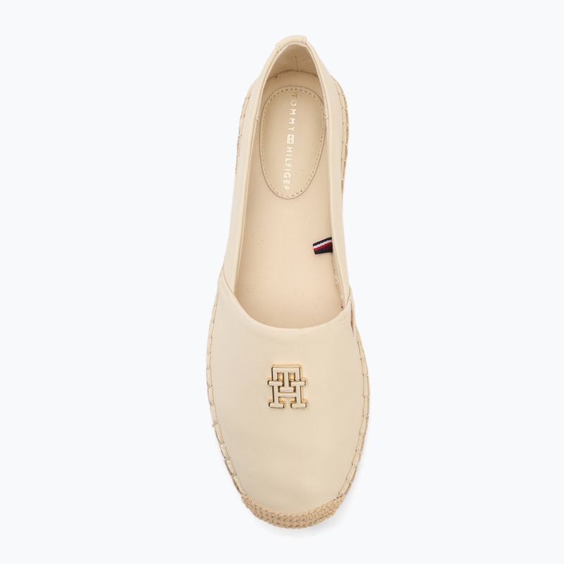 Туфлі жіночі Tommy Hilfiger Th Logo Leather muslin 5