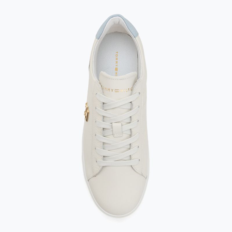 Кросівки жіночі Tommy Hilfiger Platform Court ecru/breezy blue 5