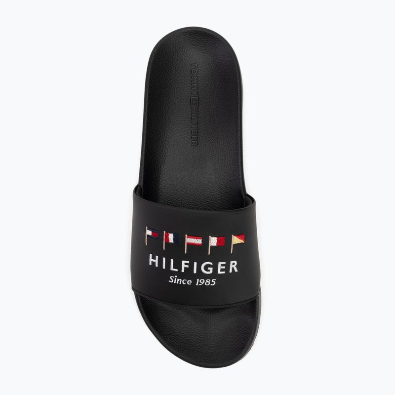 Шльопанці чоловічі Tommy Hilfiger Flags Pool Slide black 6
