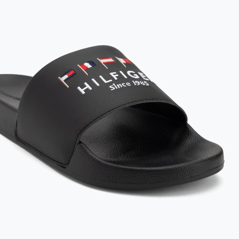 Шльопанці чоловічі Tommy Hilfiger Flags Pool Slide black 7