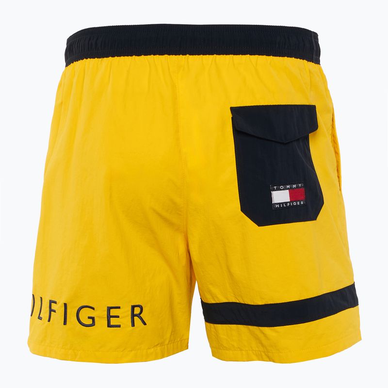 Шорти для плавання чоловічі Tommy Hilfiger Medium Drawstring marigold yellow 2