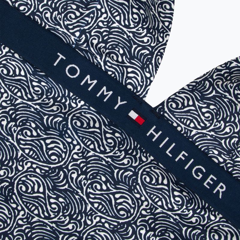 Жіночий суцільний купальник Tommy Hilfiger Halter One Piece Rp Print з ілюстрованою хвилею темний нічний флот 3