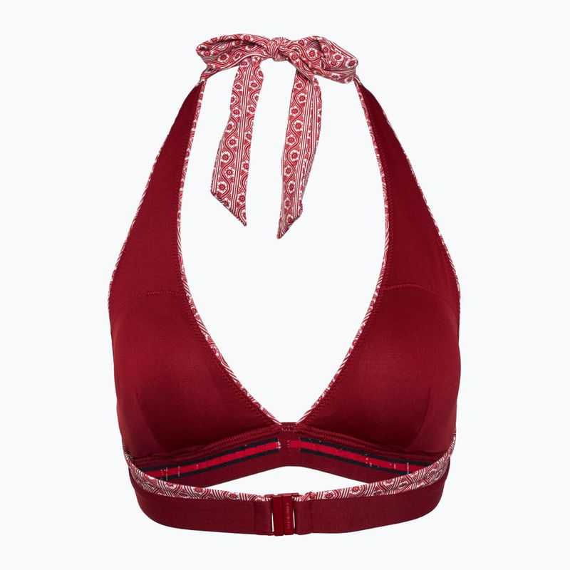 Верхня частина купальника Tommy Hilfiger Halter Rp Print floral stripe regatta red 2