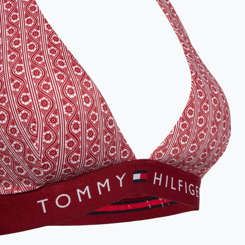 Верхня частина купальника Tommy Hilfiger Halter Rp Print floral stripe regatta red 3