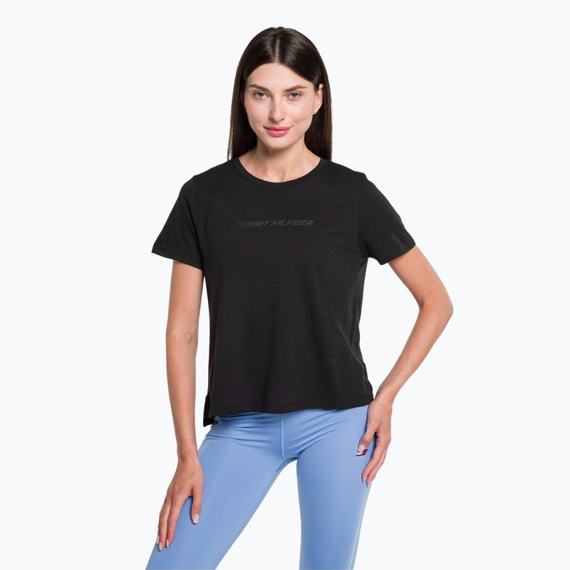 Футболка для тренувань жіноча Tommy Hilfiger Performance Mesh Tee black