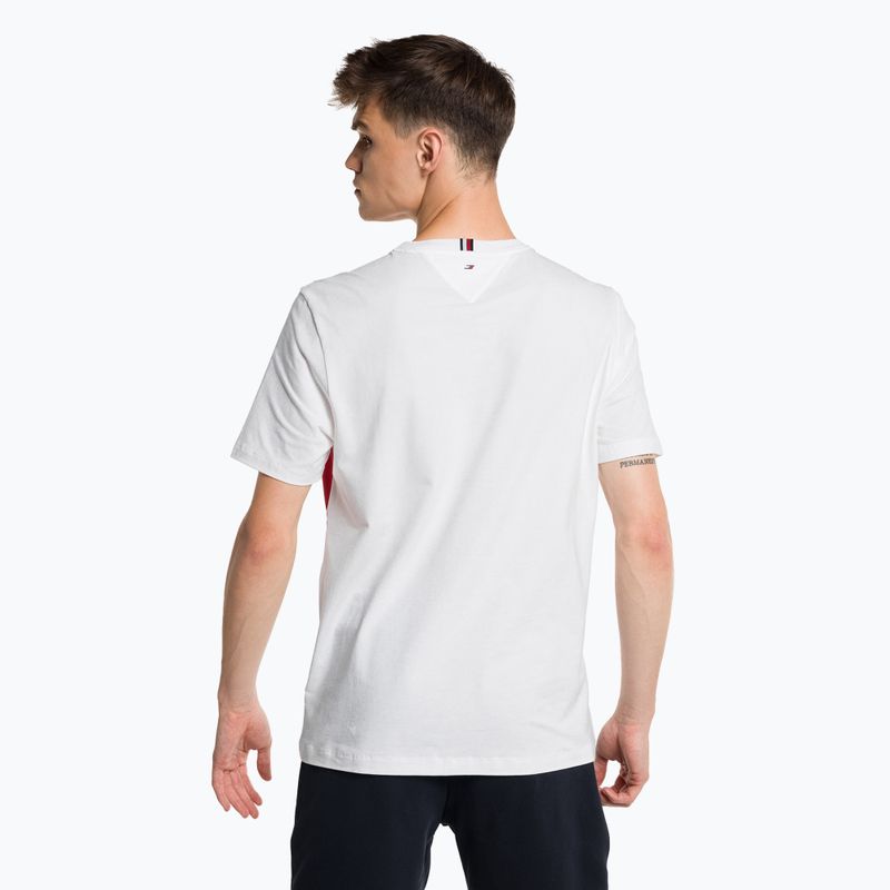 Футболка тренувальна чоловіча Tommy Hilfiger Colorblocked Mix Media white 3