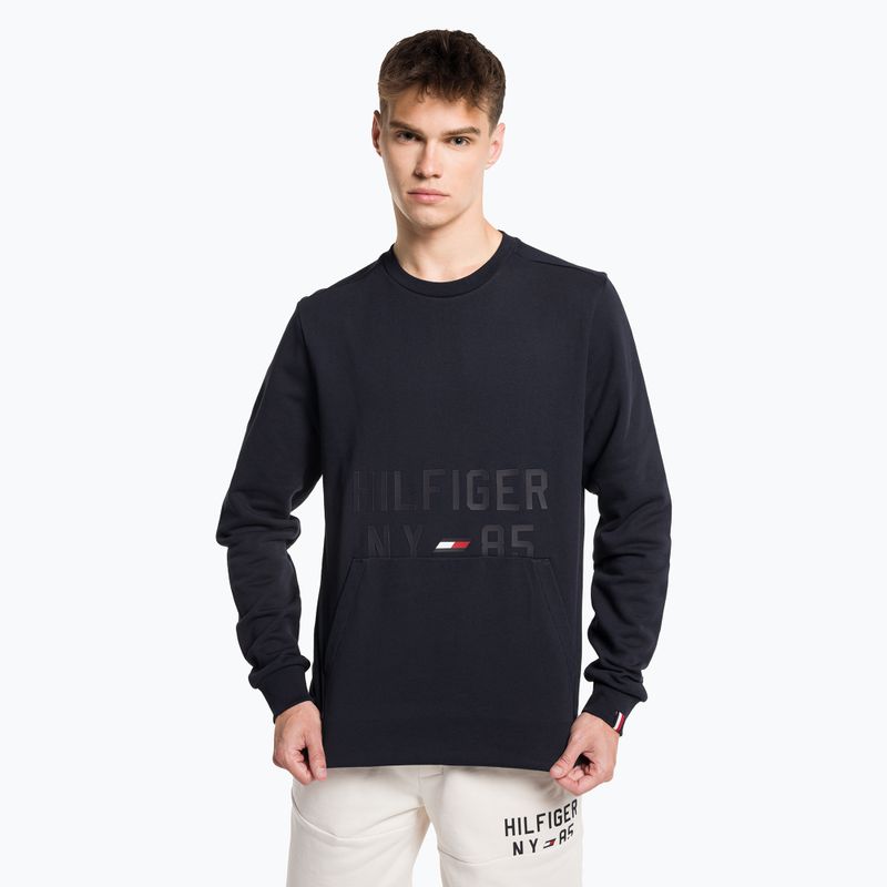 Кофта тренувальна чоловіча Tommy Hilfiger Graphic Crew blue