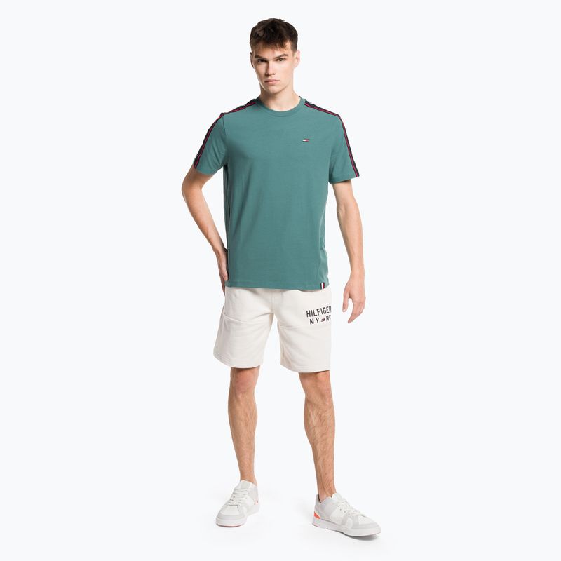 Футболка тренувальна чоловіча Tommy Hilfiger Textured Tape green 2