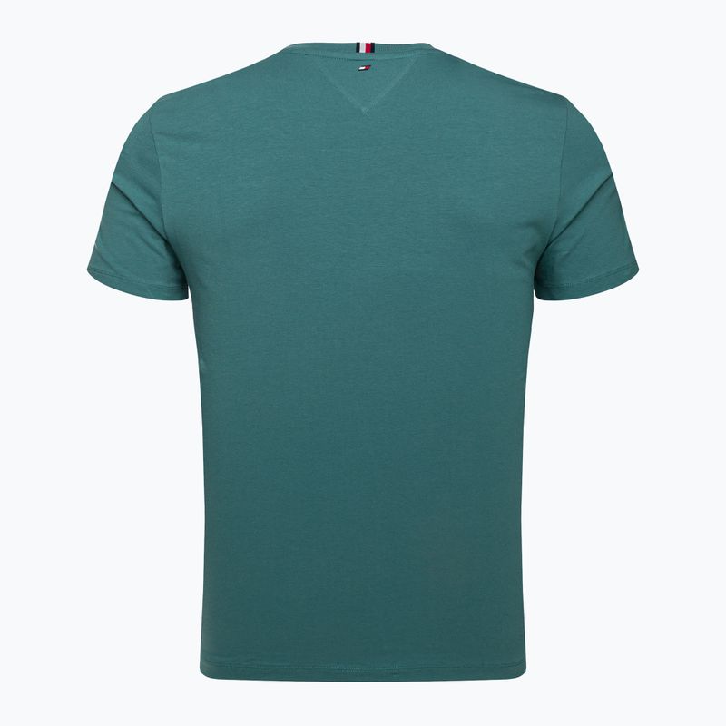 Футболка тренувальна чоловіча Tommy Hilfiger Textured Tape green 6