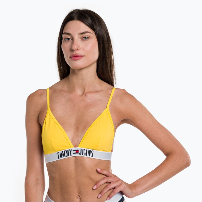 Купальник суцільний жіночий Tommy Hilfiger Triangle Rp yellow 4